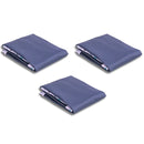 kit com 3 unidades tapete higienico lavavel azul