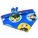 Bandana para cachorro com estampa Mickey azul, confortável e estilosa