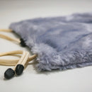 cama suspensa para gatos rede cinza