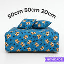 Lençol com Elástico para Cama Pet 50x50x20cm