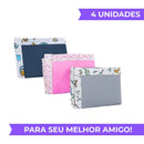 Kit 4 Tapetes Laváveis para Cachorro | Redução de odor